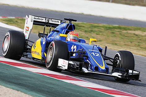 Formel 1 Bolide von Sauber