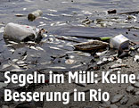 Tote Fische und M&uuml;ll im olympischen Segel-Revier in Rio