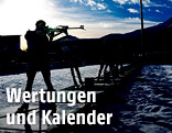 Biathlet beim Schießen