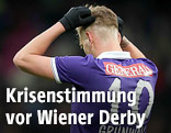 Entt&auml;uschter Alexander Gr&uuml;nwald (Austria Wien)