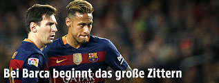 Lionel Messi und Neymar (Barcelona)