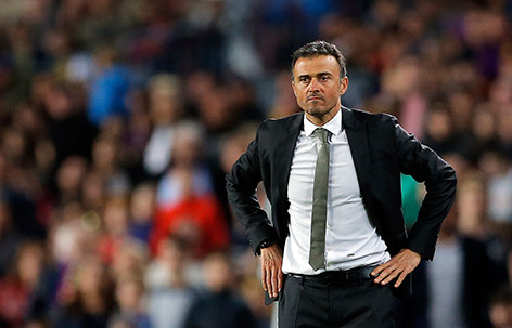 © AP/Manu Fernandez Trainer Luis Enrique (Barcelona)