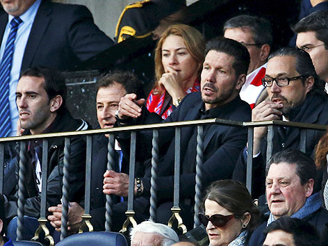 © Reuters/Juan Medina Atletico-Coach Diego Simeone auf der Tribüne