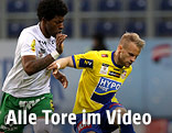 Jailson Severiano Alves (A.Lustenau) and Patrick Schagerl (St.Poelten)