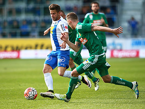 Spielszene aus dem Match Grödig gegen Rapid