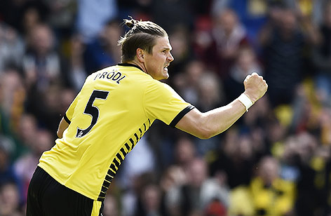 © Reuters/Toby Melville Jubel von Sebastian Prödl (Watford)