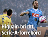 Jubel von Gonzalo Higuain (Napoli)