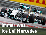 Nico Rosberg und Lewis Hamilton