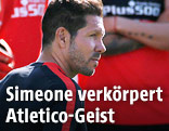 Atletico-Coach Diego Simeone während einer Trainingseinheit