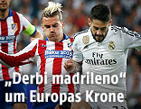 Antoine Griezmann (Atletico) und Isco (Real)