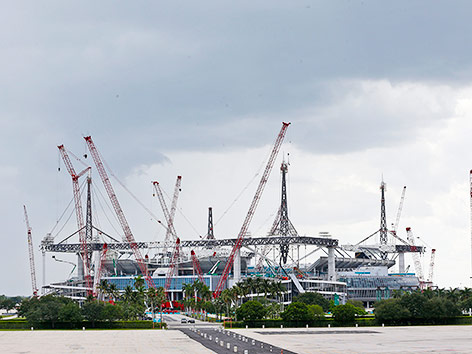 Renovierung des Stadions in Miami