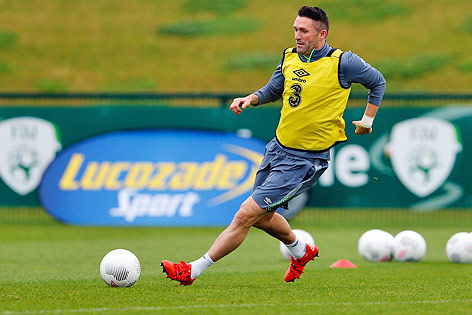 © Reuters/Action Images/Lee Smith Robbie Keane (Irland) beim Training