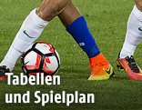 Beine und Ball