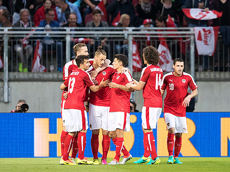 Jubel beim ÖFB-Team