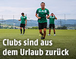 Spieler vom SV Mattersburg w&auml;hrend einer Trainingseinheit