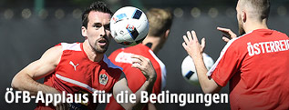 Christian Fuchs beim Training