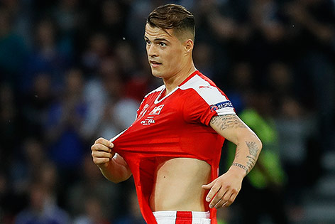 © Reuters/Gonzalo Fuentes Granit Xhaka (Schweiz)