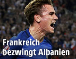 Antoine Griezmann jubelt