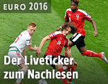 Szene aus dem Spiel Österreich - Ungarn