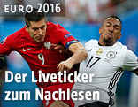 Robert Lewandowski (POL) gegen Jerome Boateng (GER)