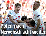 Polens Spieler jubeln