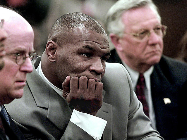 © APA/AFP/picturedesk.com/John Gurzinski Mike Tyson vor Gericht