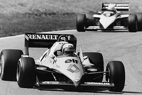 © AP Alain Prost in Zeltweg 1983