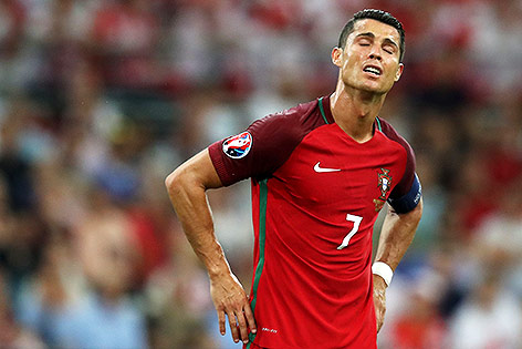 © APA/AFP/Valery Hache Cristiano Ronaldo ist enttäuscht