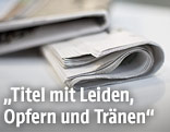 Stapel Zeitungen
