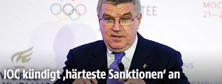 Pr&auml;sident des IOC President Thomas Bach