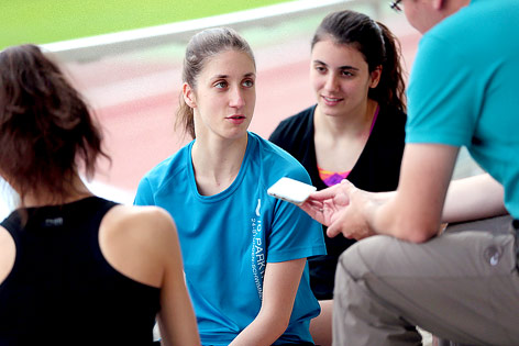 Synchronschwimmerinnen Eirini-Marina und Anna-Maria Alexandri