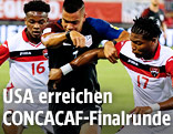 Szene aus dem Match USA gegen Trinidad und Tobago