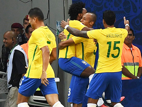 © APA/AFP/Vanderlei Almeida Jubel bei Brasilien