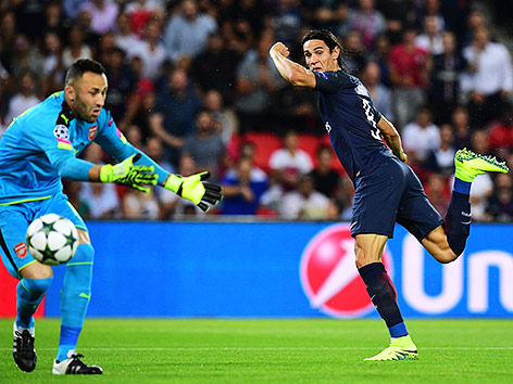 © APA/AFP/Franck Fife Edinson Cavani (PSG) erzielt das 1:0 für Paris Saint Germain