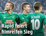 Jubel der Rapid-Spieler