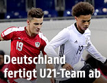 Christoph Martschinko (AUT) und Leroy Sane (GER)