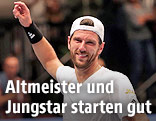 Ein l&auml;chelnder J&uuml;rgen Melzer