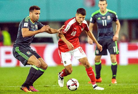 © ORF.at/Dominique Hammer Alessandro Schöpf im Spiel gegen Irland