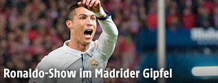 Spielszene Club Atletico de Madrid - Real Madrid