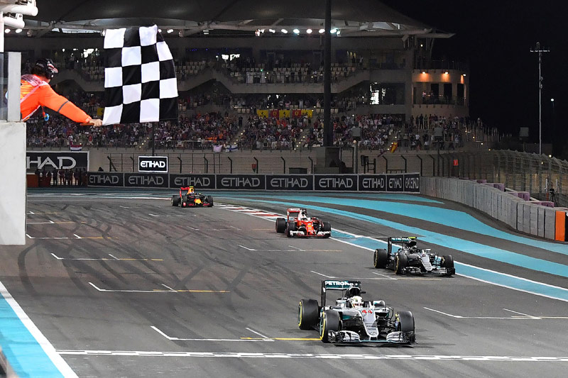 Jubelfeier von Nico Rosberg
