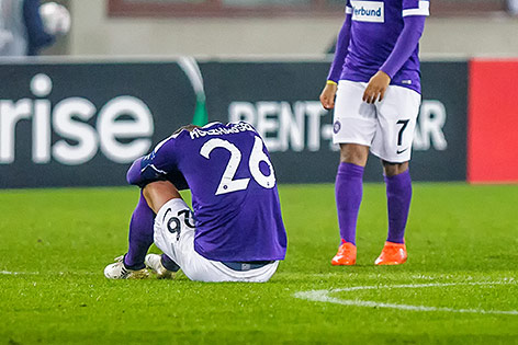 © ORF.at/Christian Öser Raphael Holzhauser (Austria) sitzt auf dem Boden