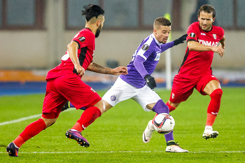 © ORF.at/Christian Öser Szene aus dem Spiel Austria Wien - Astra Giurgiu