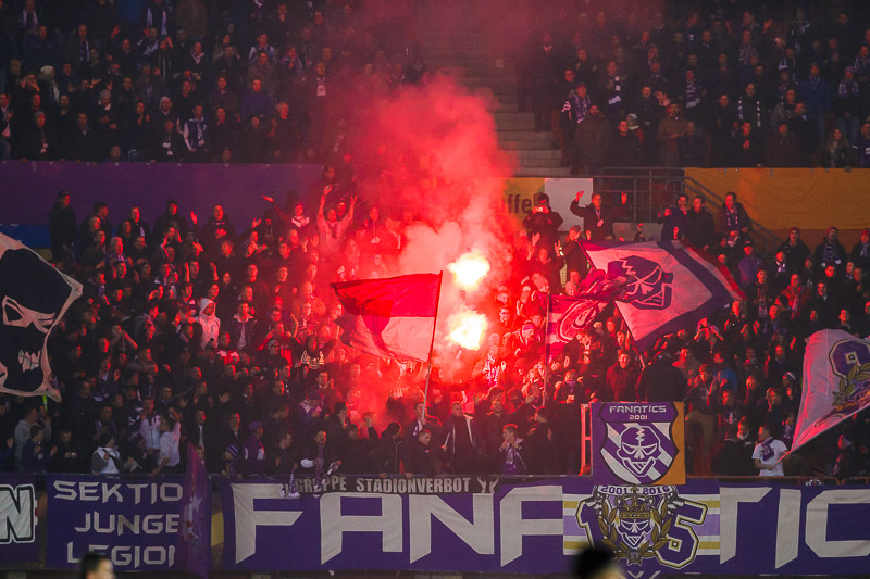 © ORF.at/Christian Öser Szene aus dem Spiel Austria Wien - Astra Giurgiu