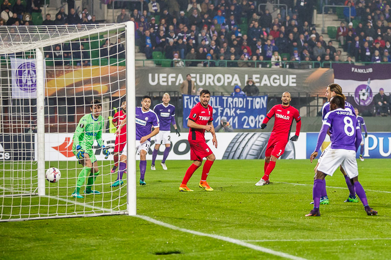 © ORF.at/Christian Öser Szene aus dem Spiel Austria Wien - Astra Giurgiu