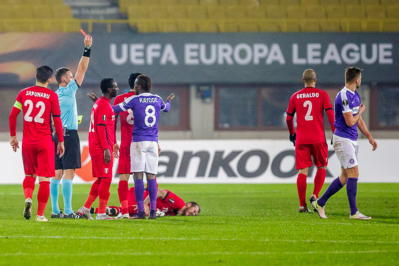 © ORF.at/Christian Öser Szene aus dem Spiel Austria Wien - Astra Giurgiu