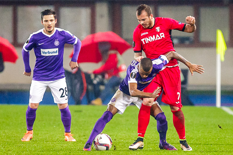 © ORF.at/Christian Öser Szene aus dem Spiel Austria Wien - Astra Giurgiu