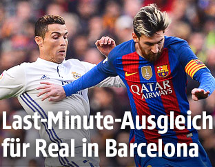 Ronaldo (Real) und Messi (Barcelona)