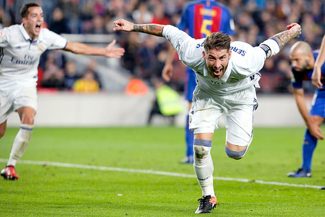 Jubel von Sergio Ramos (Real)
