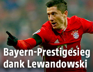 Jubel von Robert Lewandowski (Bayern)