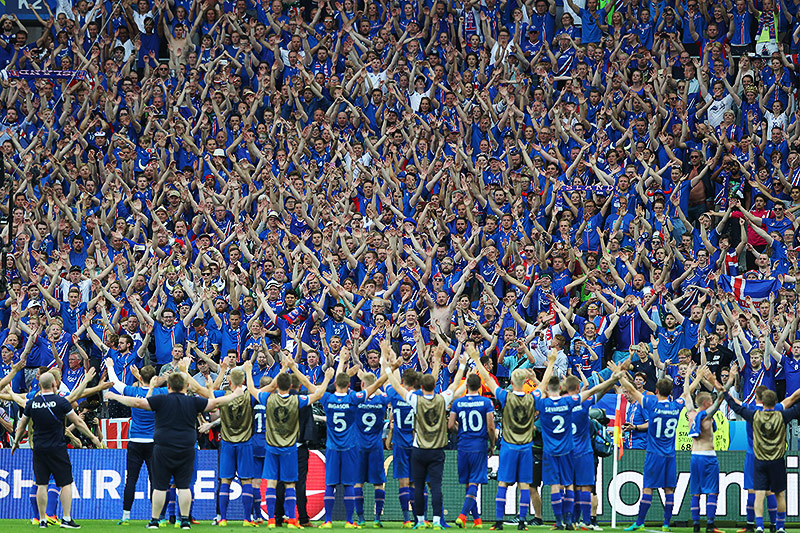© AP/Thibault Camus Isländische Fans